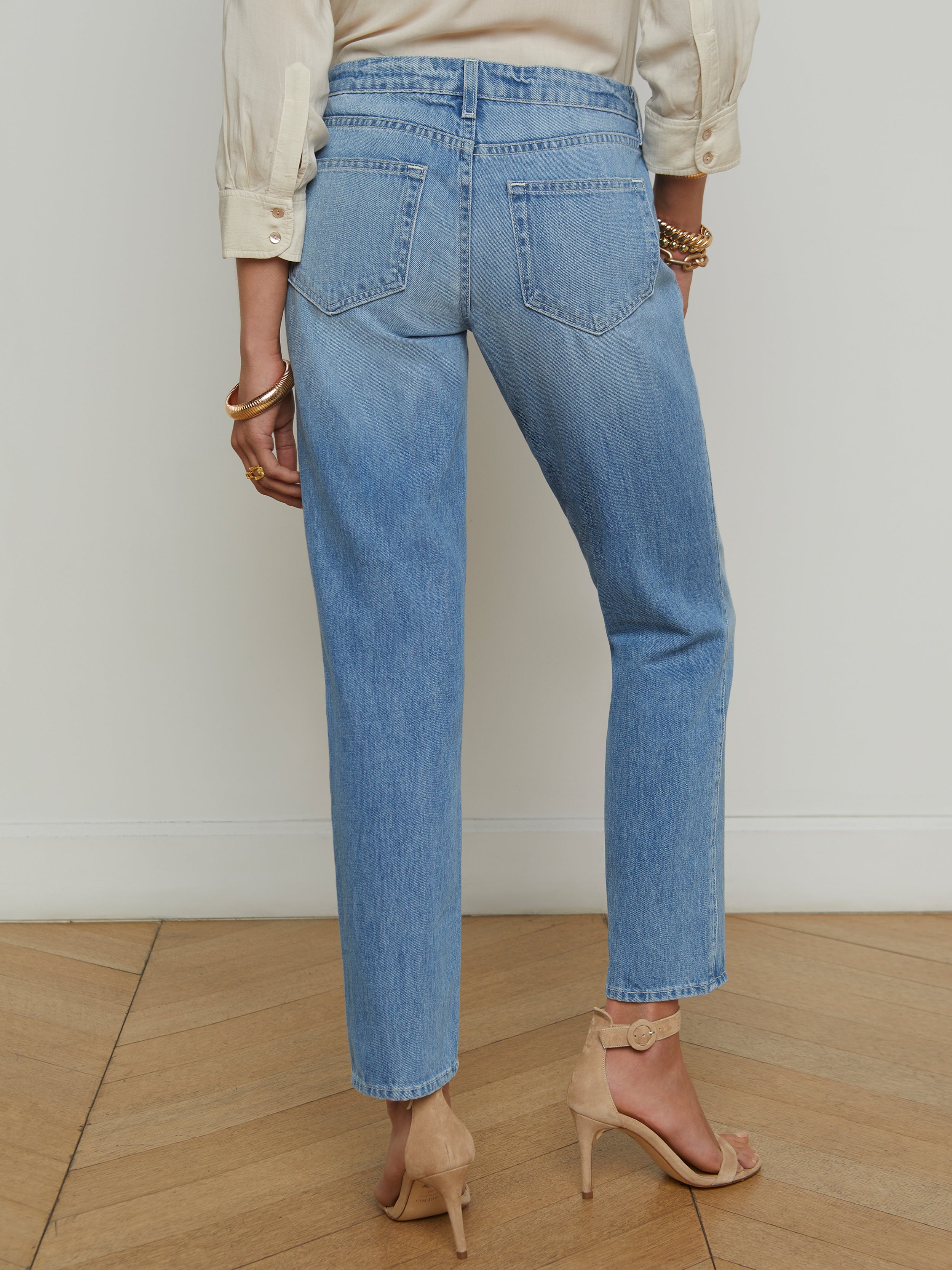 Nevia Slouchy Straight-Leg Jean jean L'AGENCE