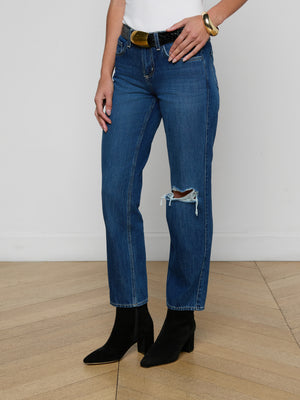 Nevia Slouchy Straight-Leg Jean