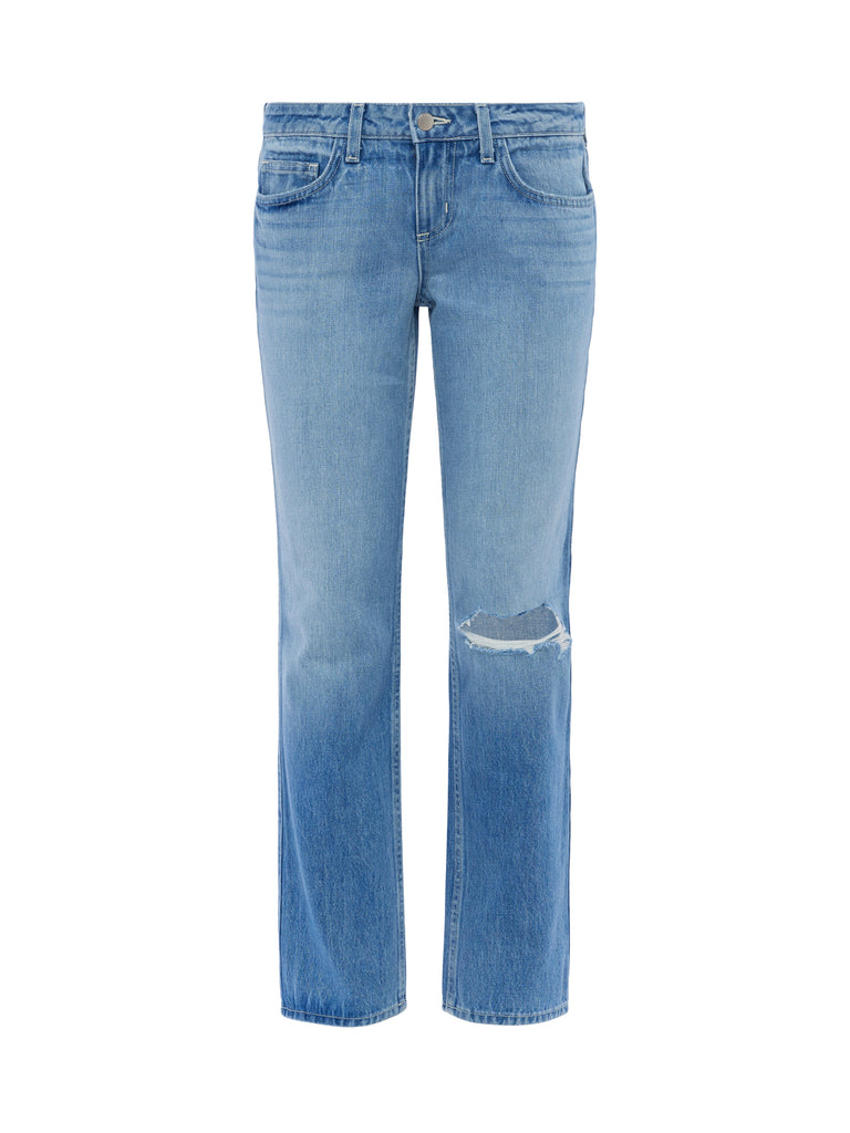 Nevia Slouchy Straight-Leg Jean IN RUNWAY L'AGENCE   