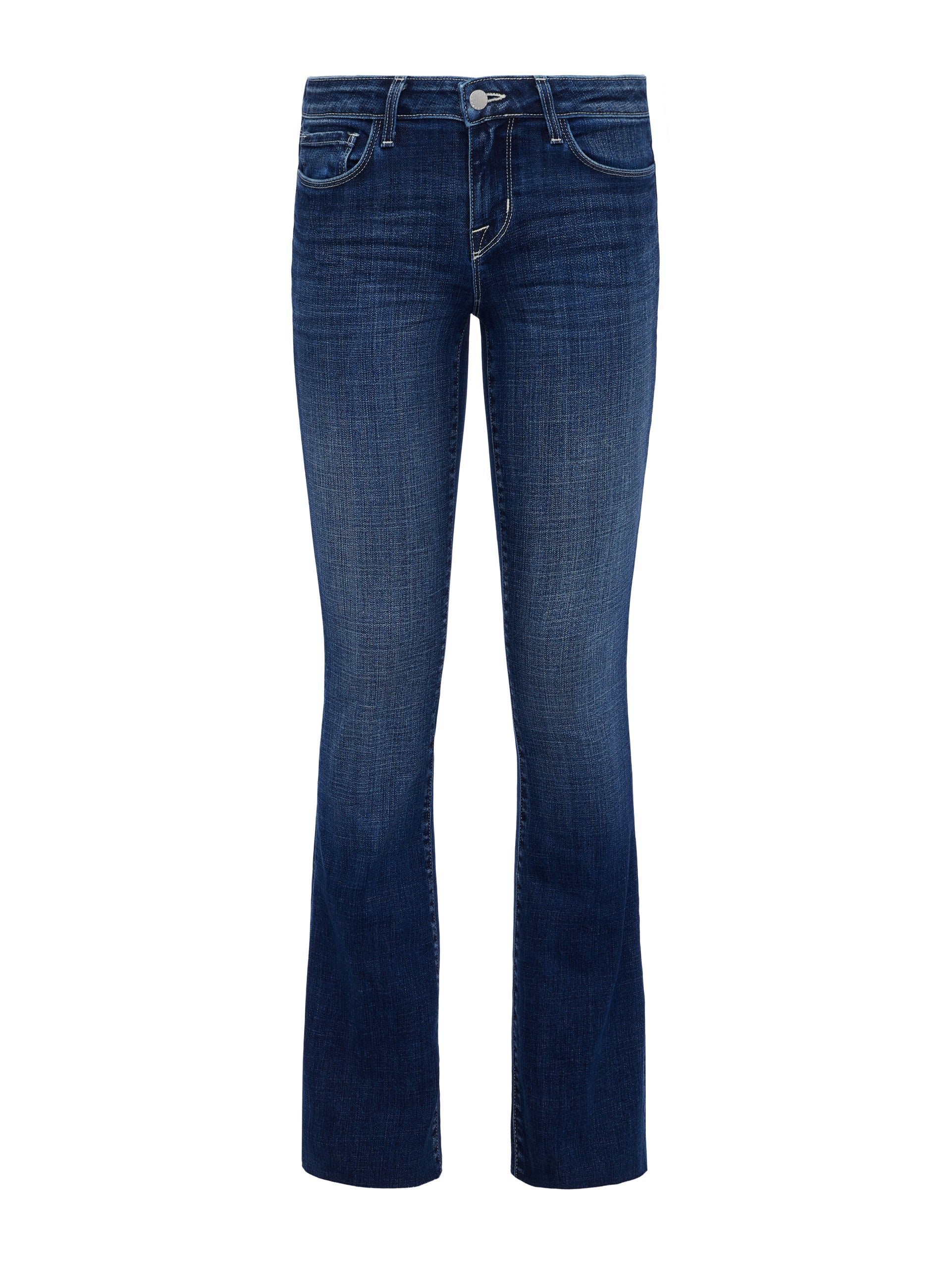 Sneeki Low-Rise Straight-Leg Jean jean L'AGENCE Sale   