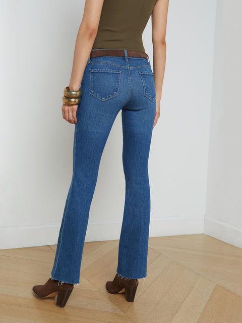 Sneeki Low-Rise Straight-Leg Jean jean L'AGENCE   