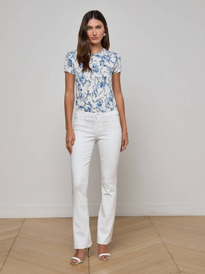 Sneeki Coated Low-Rise Jean