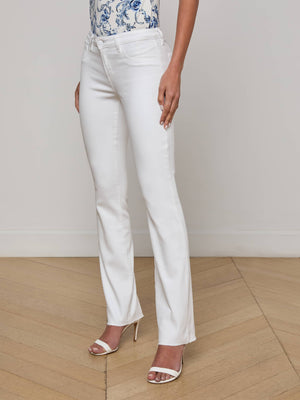 Sneeki Coated Low-Rise Jean