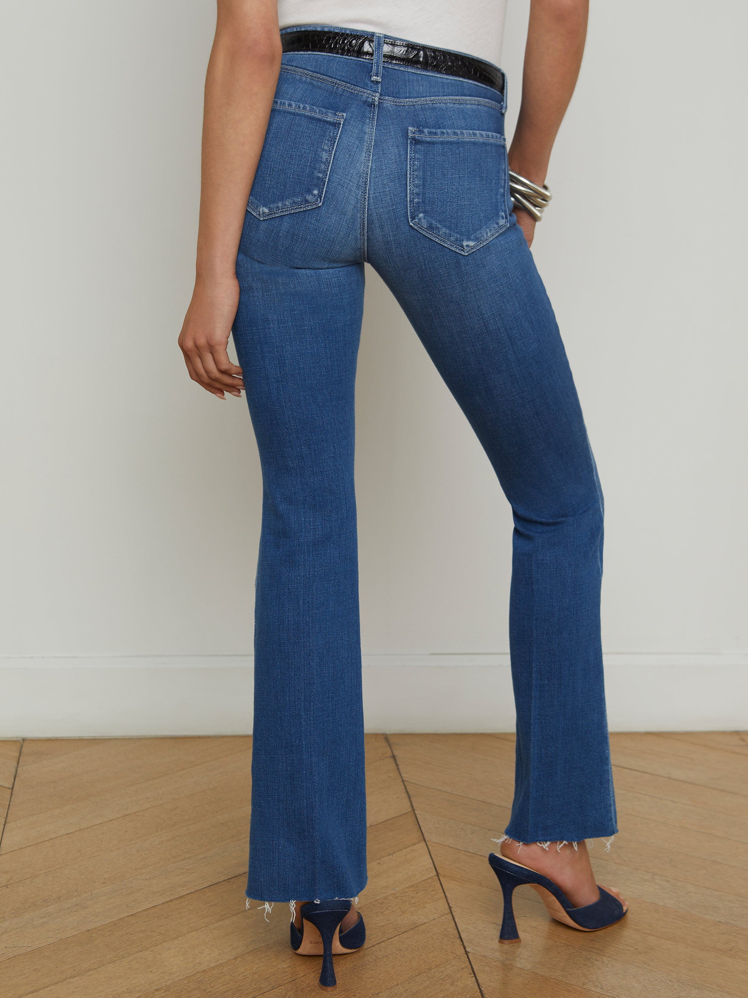 Sneeki Low-Rise Straight-Leg Jean jean L'AGENCE