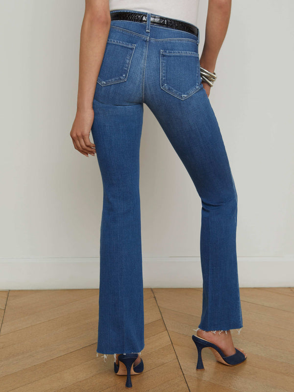 Sneeki Low-Rise Straight-Leg Jean jean L'AGENCE