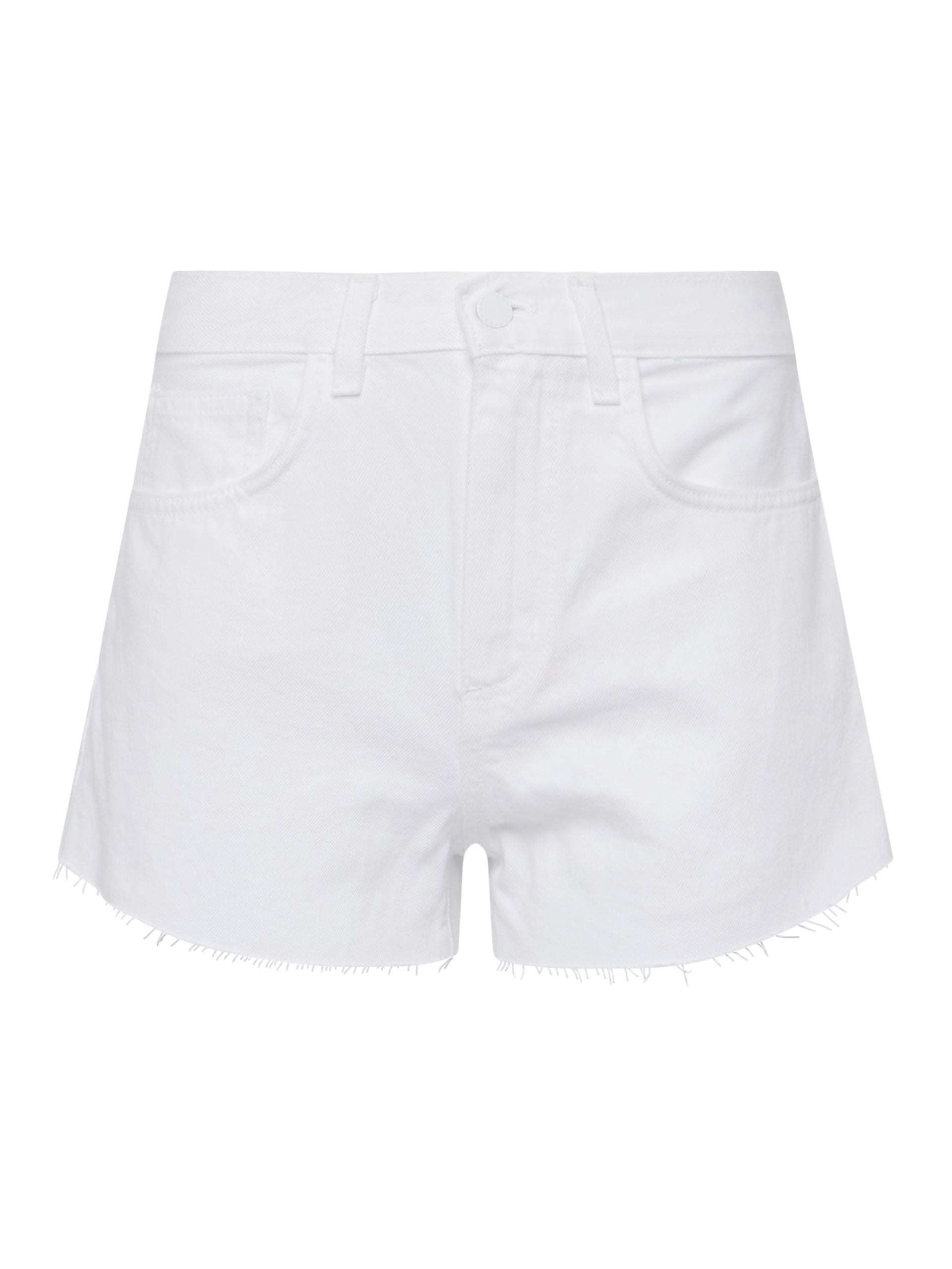 Beck Raw-Hem Denim Short short L'AGENCE