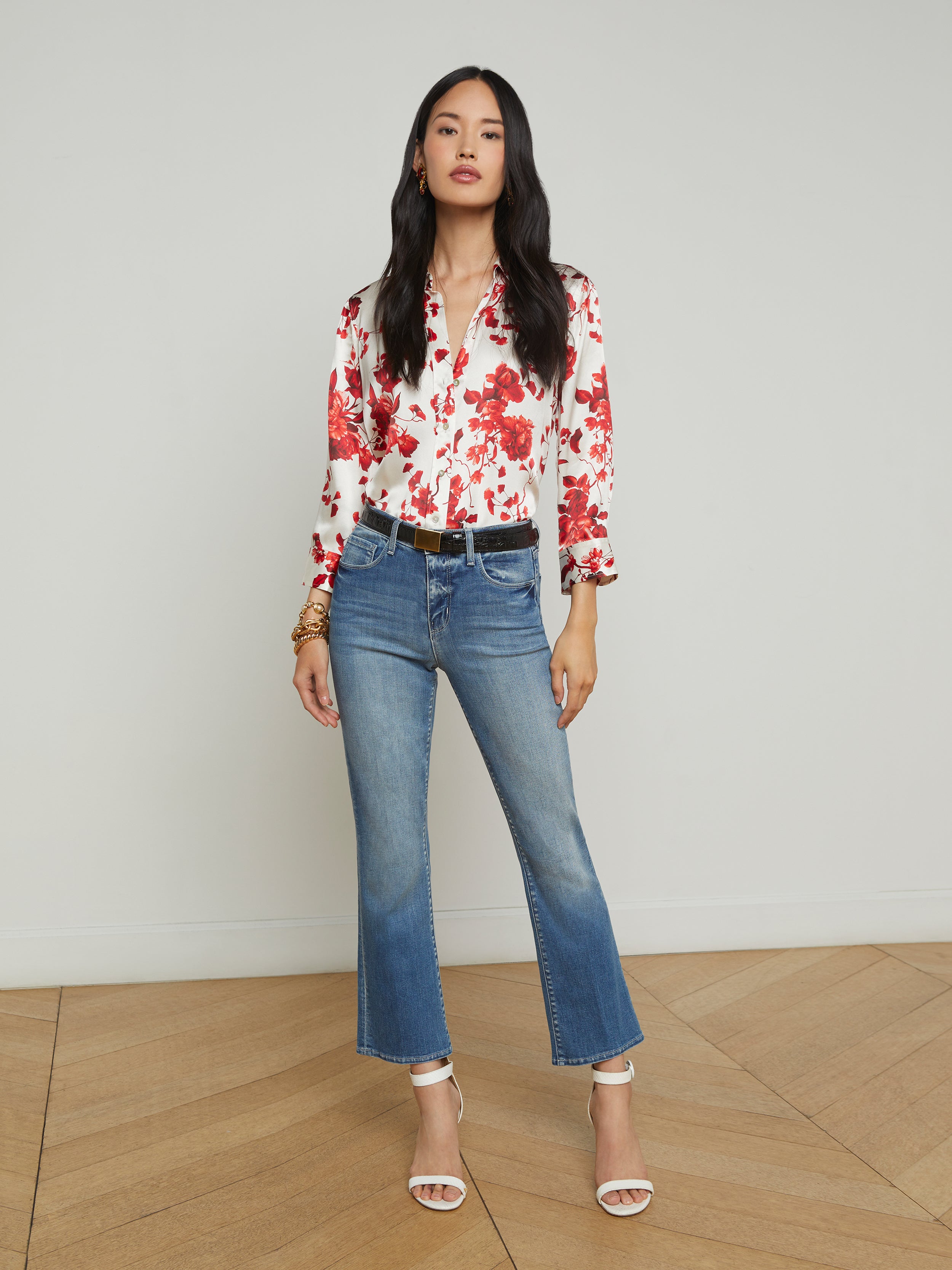 Tati Cropped Bootcut Jean jean L'AGENCE