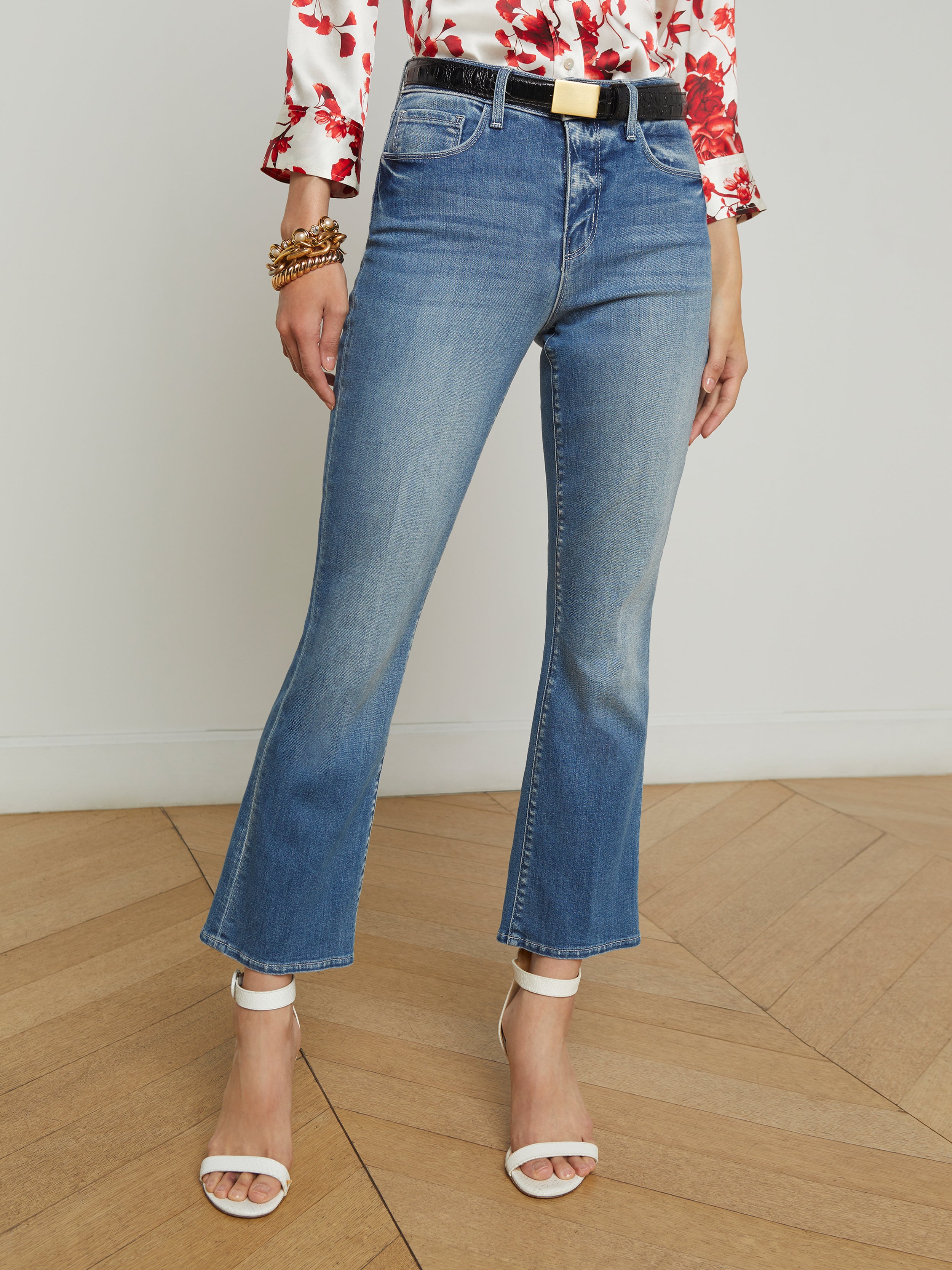 Tati Cropped Bootcut Jean jean L'AGENCE