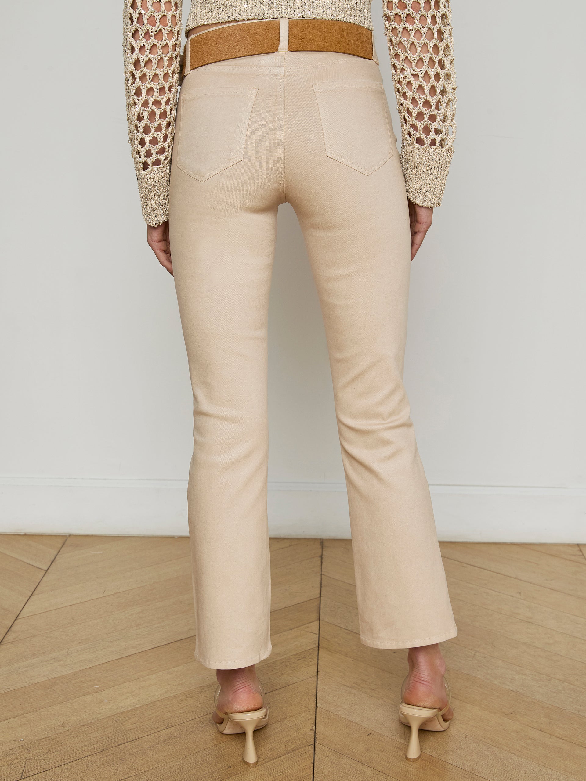 Tati Coated Bootcut Jean