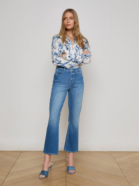 Tati Cropped Micro Boot Jean