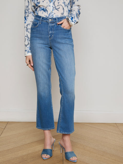 Tati Cropped Micro Boot Jean