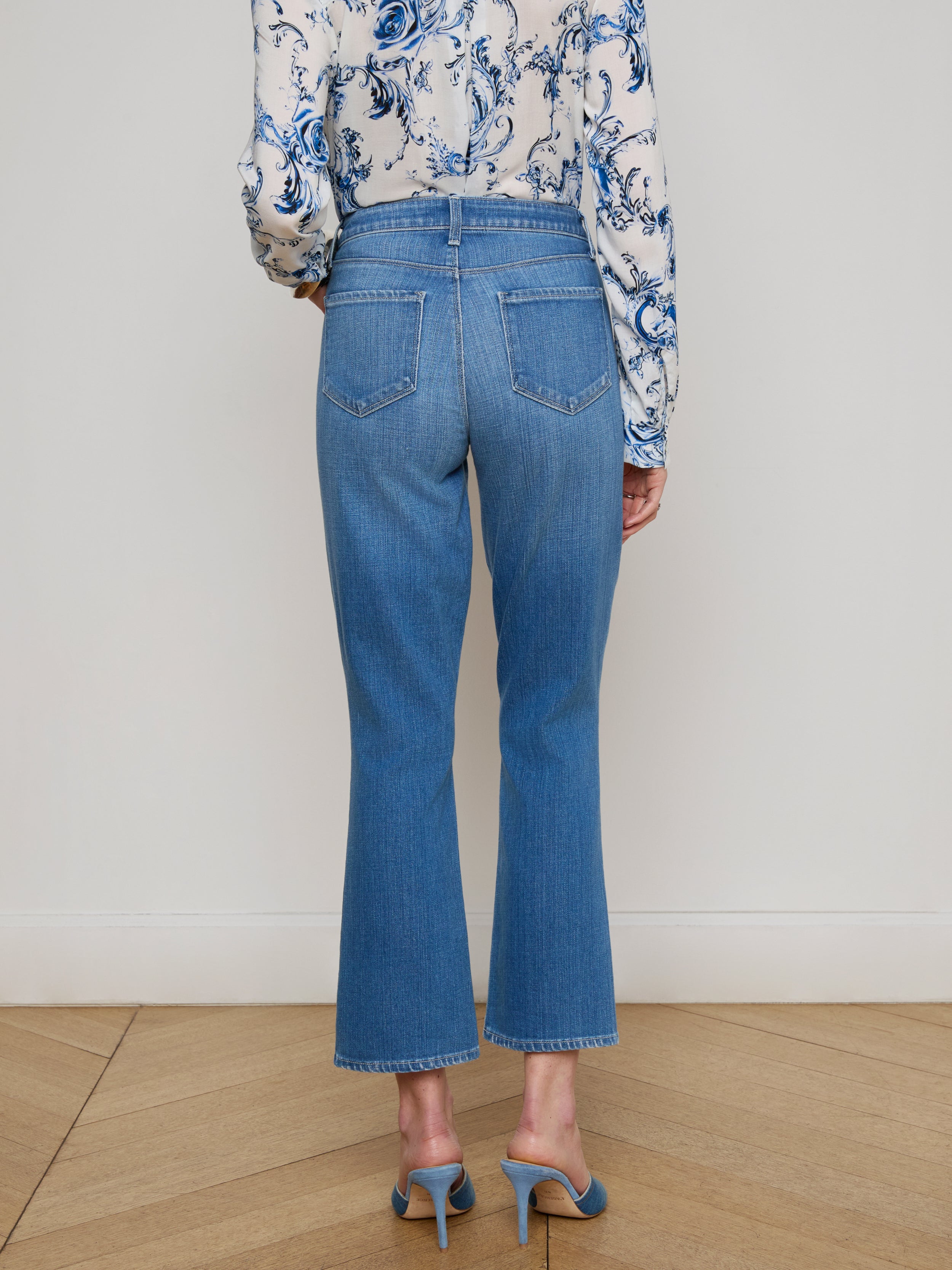 Tati Cropped Micro Boot Jean