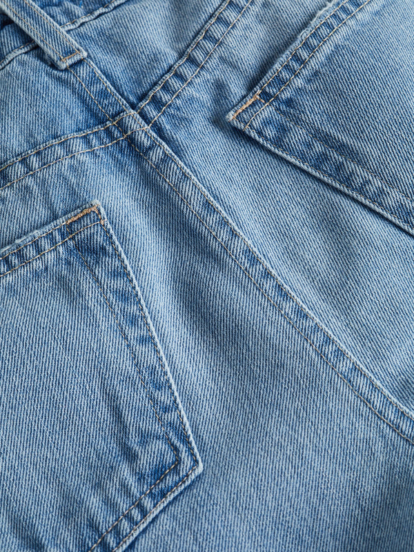 Miley Cuffed Wide-Leg Jean jean L'AGENCE   