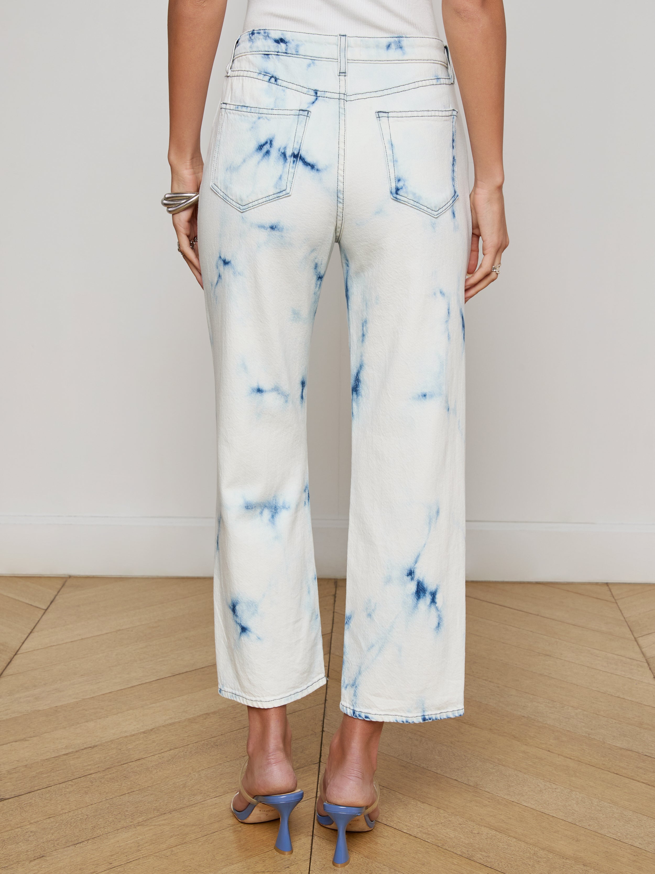 June Cropped Stovepipe Jean jean L'AGENCE