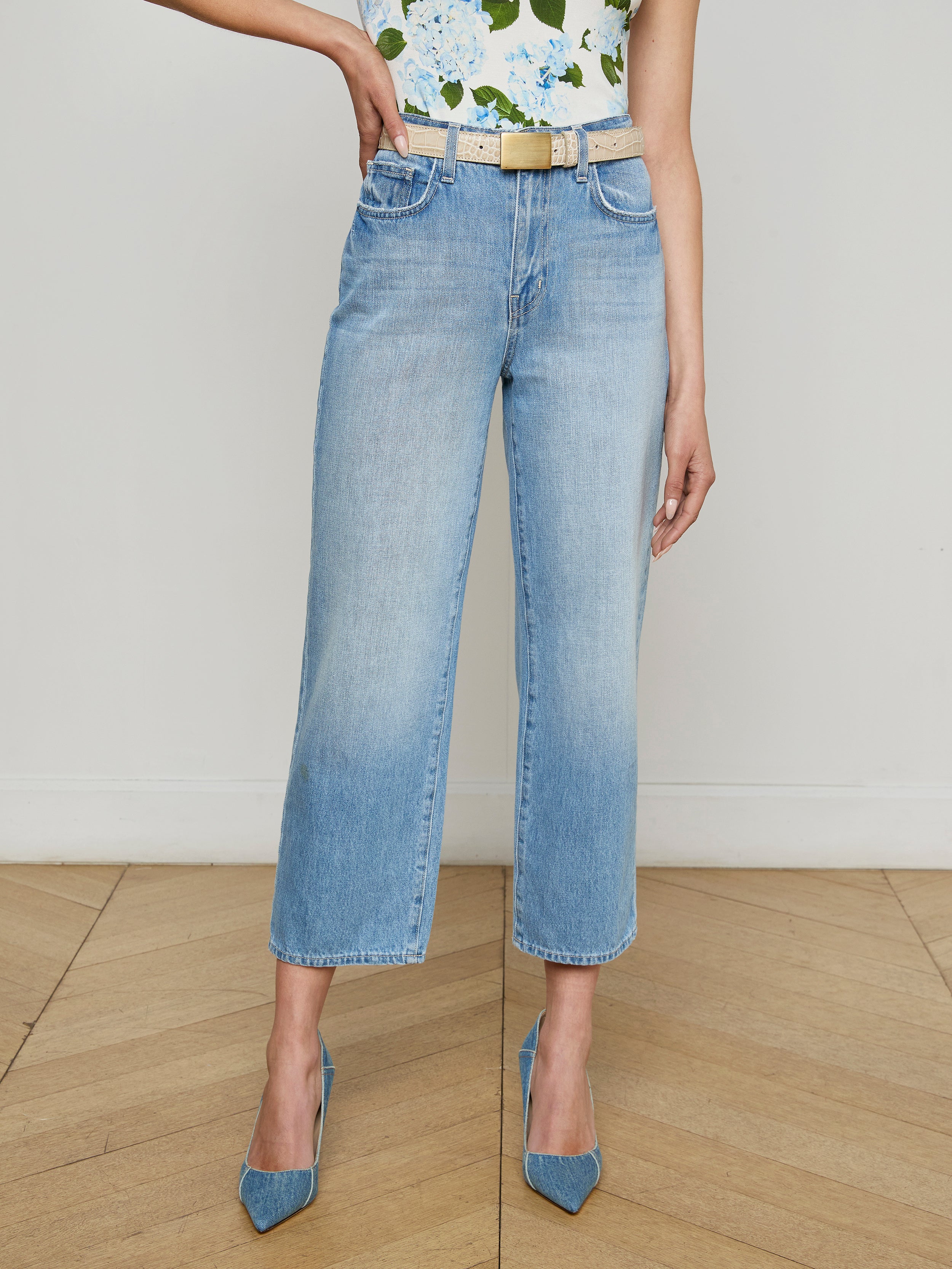June Cropped Stovepipe Jean