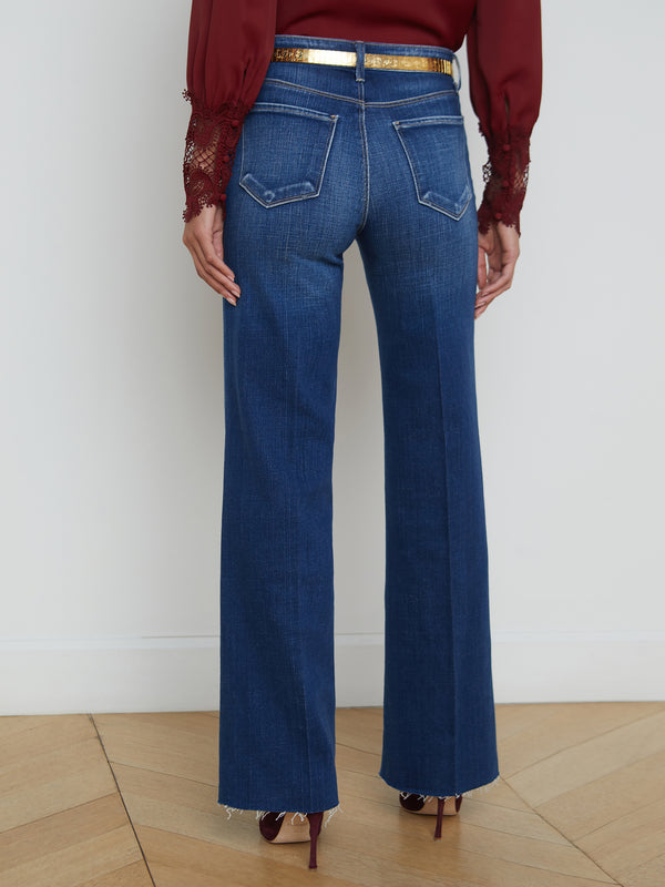 Scottie Wide-Leg Jean jean L'AGENCE Sale