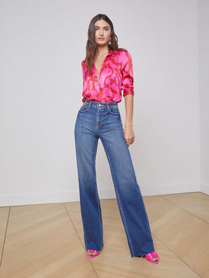 Scottie Wide-Leg Jean jean L'AGENCE   
