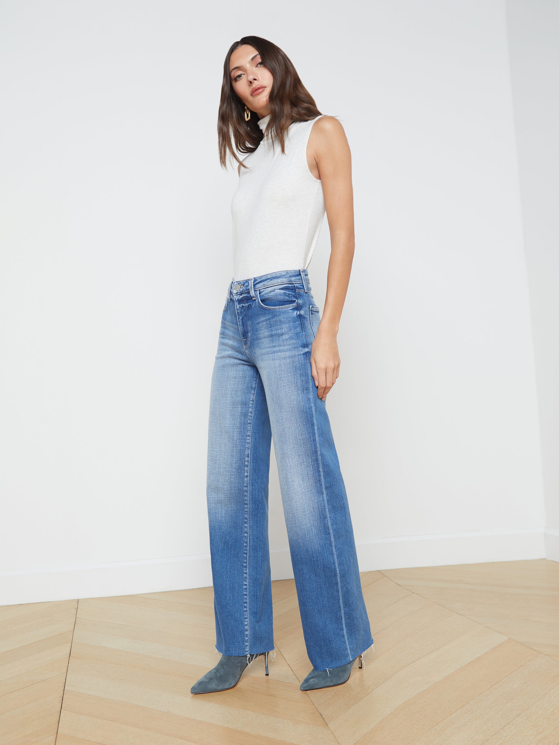 Scottie Wide-Leg Jean jean L'AGENCE   