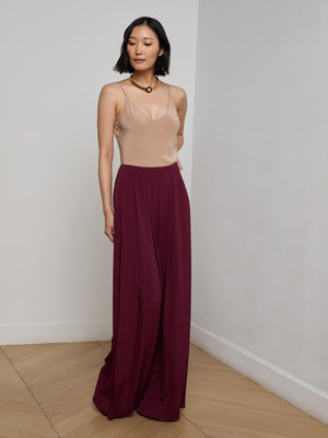 Nova Pleated Wide-Leg Pant