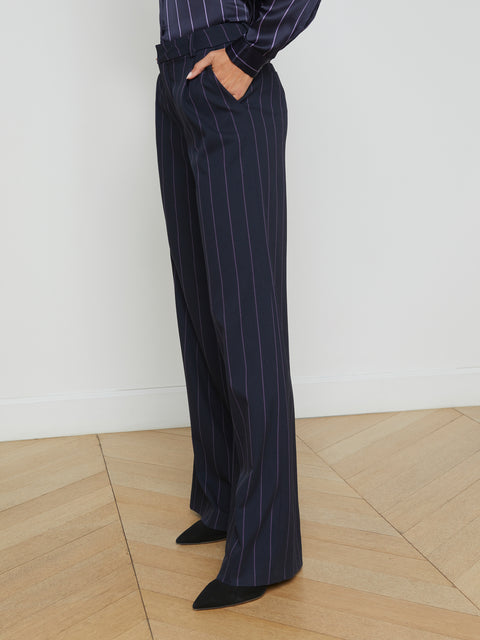 Allanah Pinstriped Trouser trouser L'AGENCE   