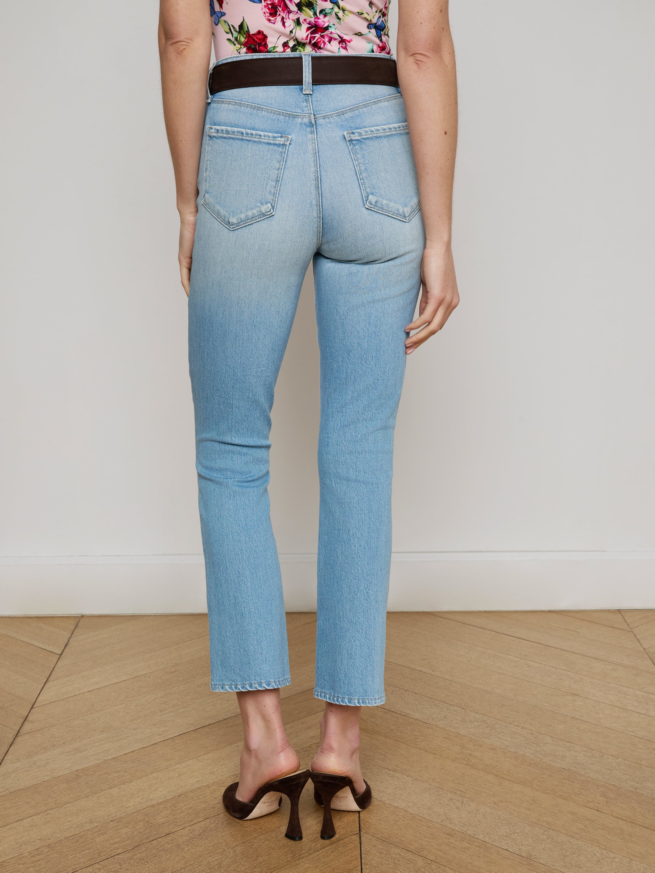 Mira Cropped Bootcut Jean jean L'AGENCE