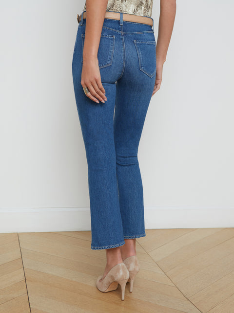 Mira Cropped Bootcut Jean jean L'AGENCE   