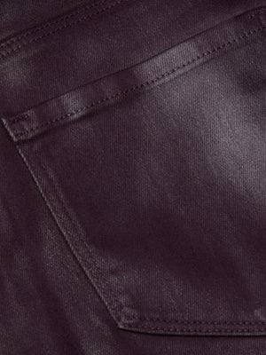 Scottie Coated Wide-Leg Jean