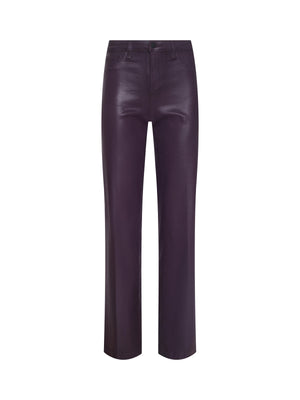Scottie Coated Wide-Leg Jean