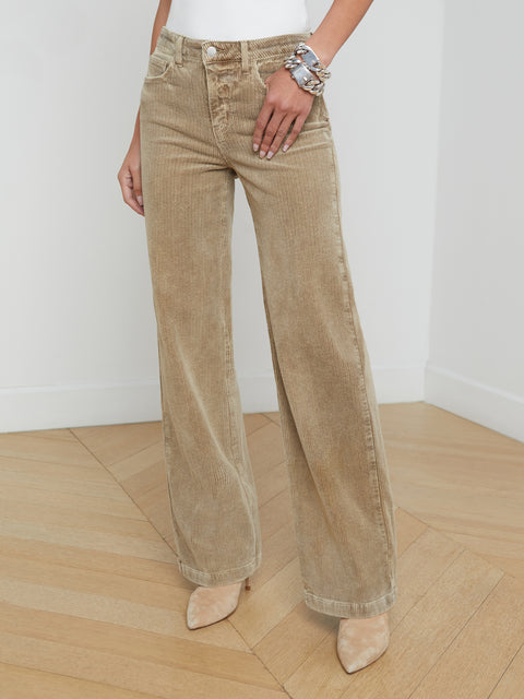 Scottie Corduroy Wide-Leg Jean jean L'AGENCE