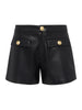 Dionne Vegan Leather Short short L'AGENCE   