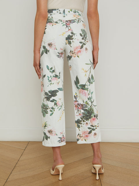 Blaine Cropped Stovepipe Jean jean L'AGENCE