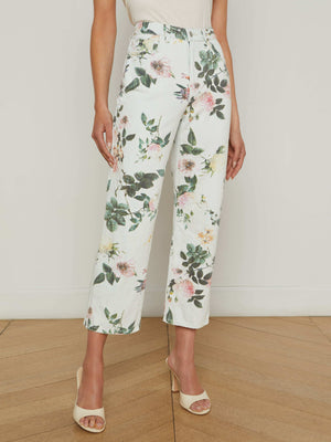 Blaine Cropped Stovepipe Jean jean L'AGENCE