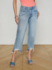 Blaine Cropped Stovepipe Jean jean L'AGENCE