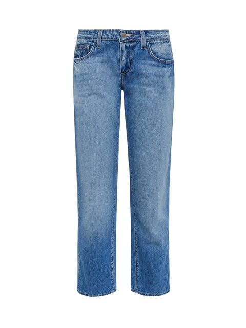 Blaine Low-Rise Stovepipe Jean jean L'AGENCE   
