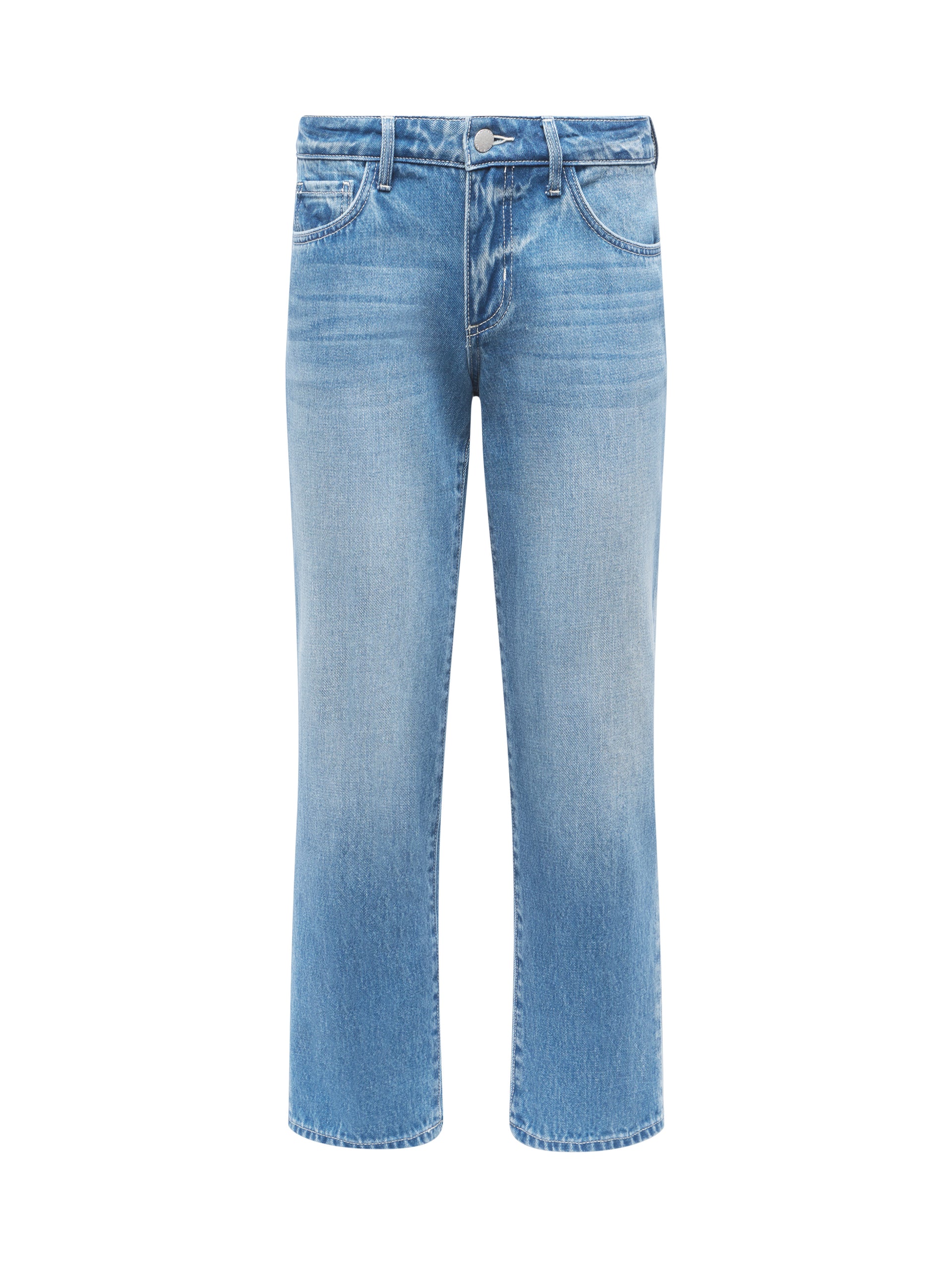 Blaine Low-Rise Stovepipe Jean jean L'AGENCE