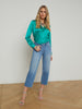 Blaine Cropped Stovepipe Jean jean L'AGENCE