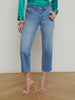 Blaine Cropped Stovepipe Jean jean L'AGENCE