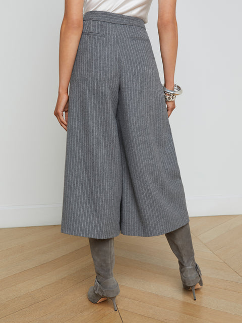 Mahalia Pinstriped Culotte pant L'AGENCE   