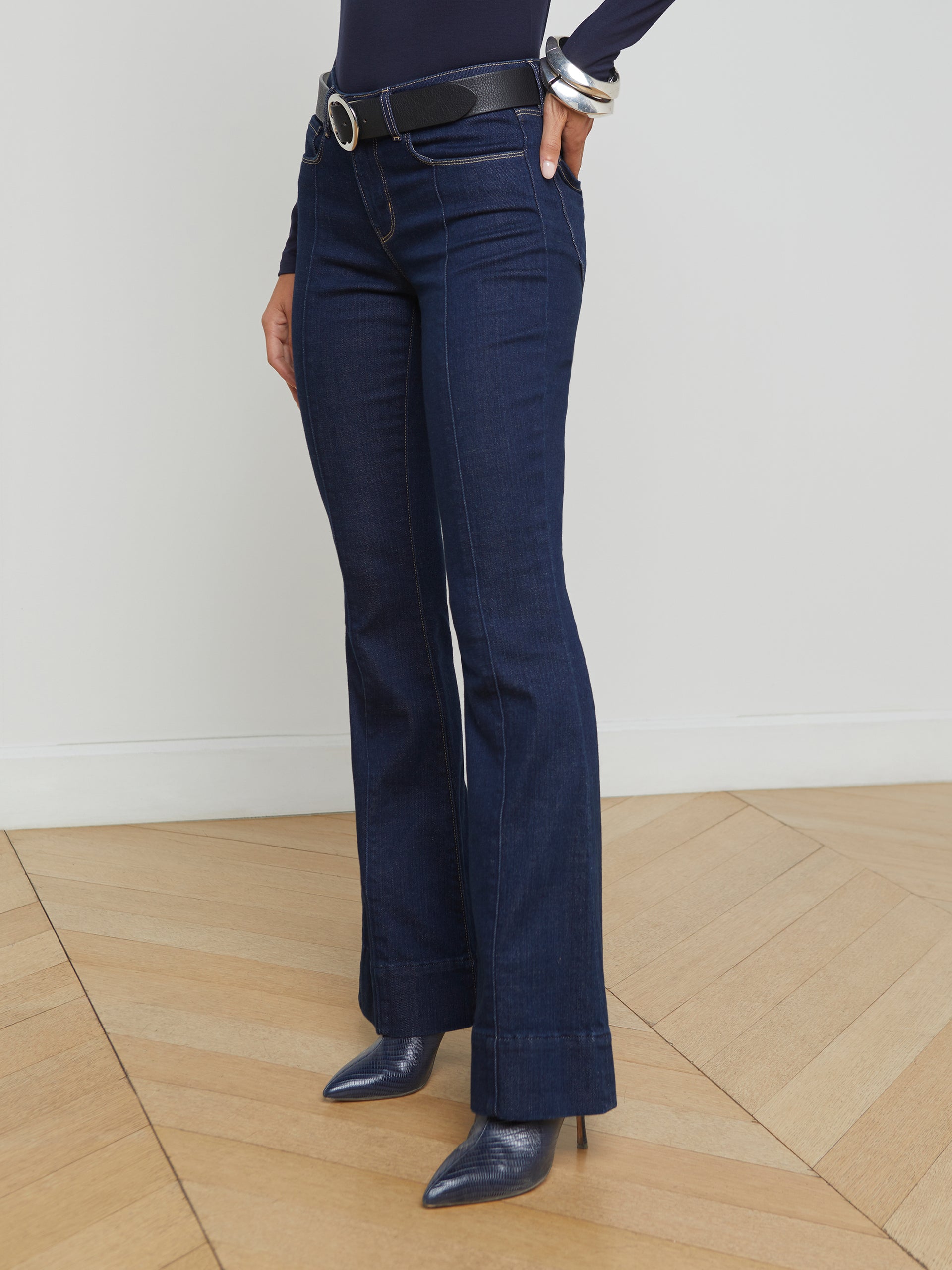 Lenora Flare Jean jean L'AGENCE Sale