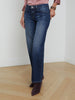 Tatum Low-Rise Stovepipe Jean jean L'AGENCE   