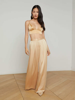 Aubrie Satin Pant pant L'AGENCE Sale