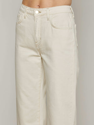 Leighton Cropped Cuffed Jean jean L'AGENCE
