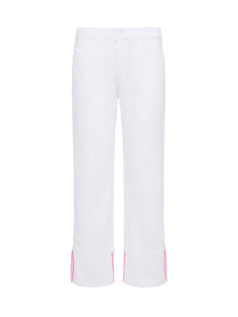 Leighton Cropped Stovepipe Jean jean L'AGENCE