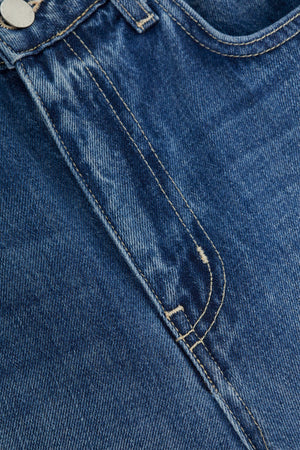 Leighton Cropped Cuffed Jean jean L'AGENCE