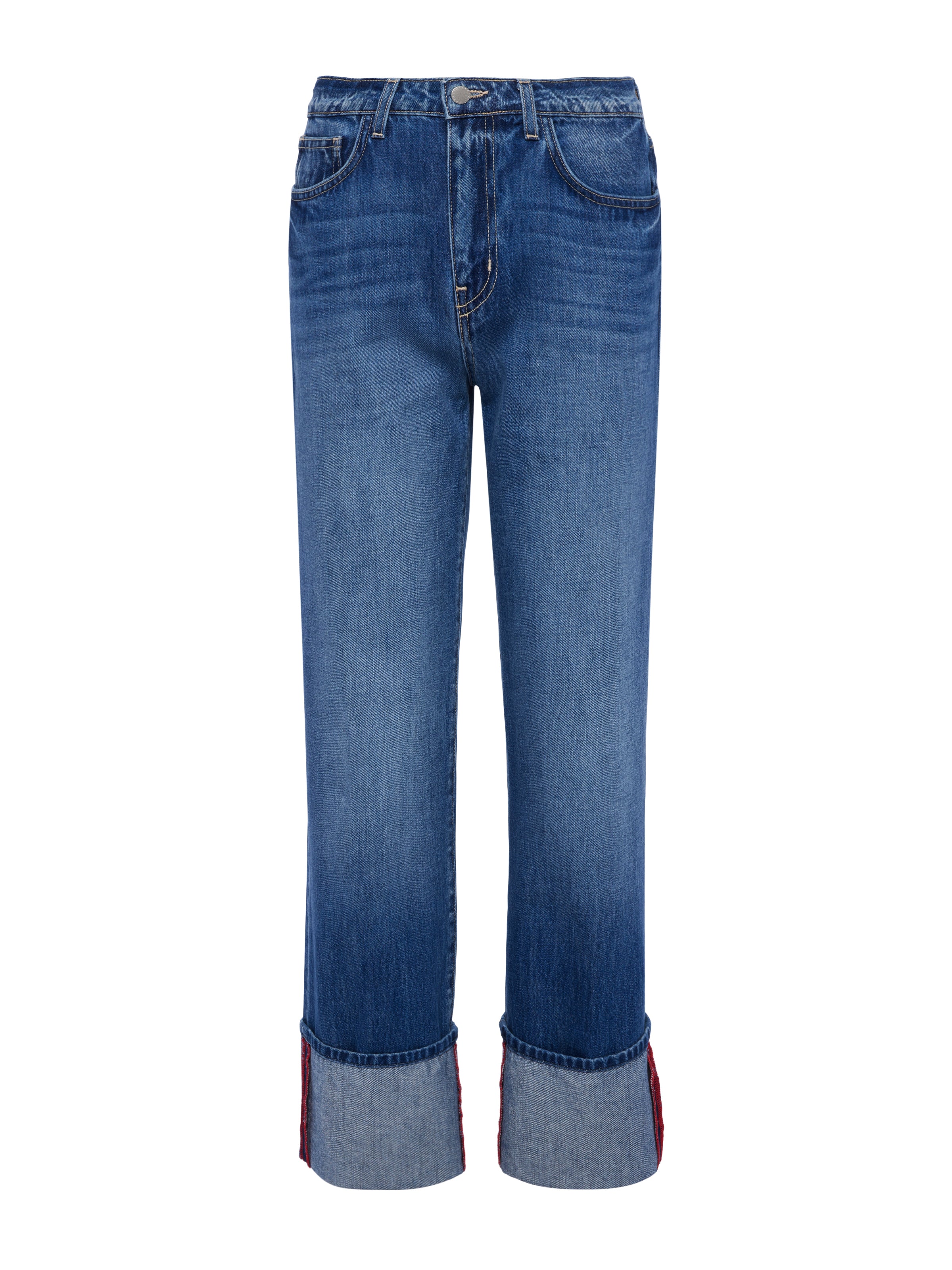 Leighton Cropped Stovepipe Jean jean L'AGENCE