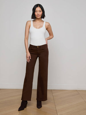 Joanne Low-Rise Wide-Leg Jean