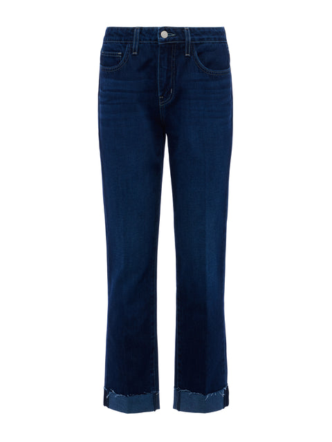 Maribel Cuffed Straight-Leg Jean jean L'AGENCE   