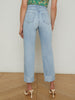 Maribel Cuffed Straight-Leg Jean jean L'AGENCE