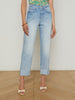 Maribel Cuffed Straight-Leg Jean jean L'AGENCE