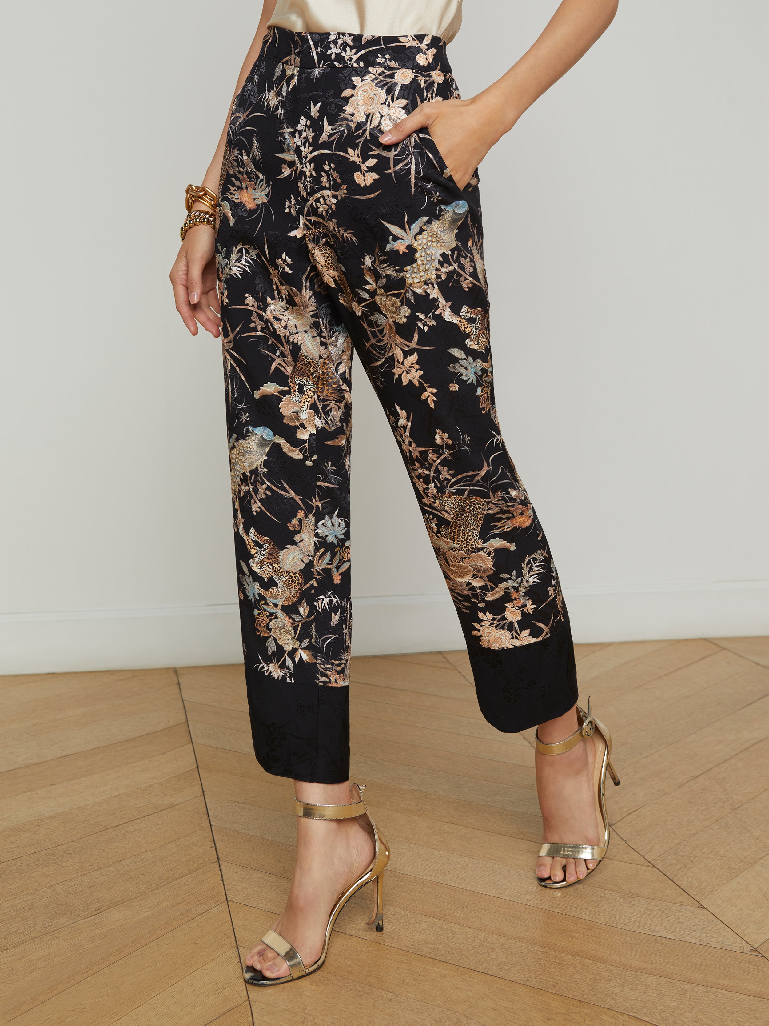 Carmina Cropped Trouser pant L'AGENCE